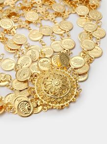 Party 1pc Dance Performance Headwear Hat - Gold - View 5