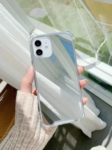 Funda de teléfono plateada de estilo Y2K con llegada reciente, diseño de plumas de IMD de gasa compatible con Huawei XSMAX, Xiaomi P14Pro, Apple 13/11, Samsung A52/32, funda protectora XR pintada anti-caída XS, cubierta protectora P12. - Multicolor - Ver 3