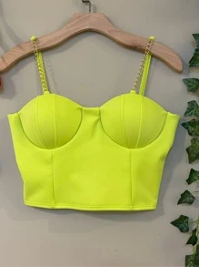 Women Tops - 黃色 - 查看 3