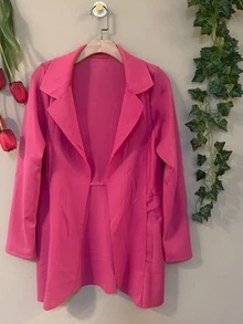 Women Tops - 玫紅色 - 查看 3