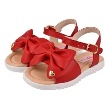 Kids Flat Sandals - Đỏ - Xem 2