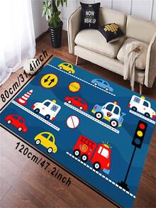 Children's Room - Car Themed Carpet - Multicolor - View 3