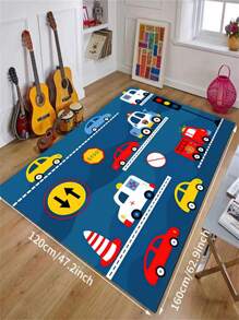 Children's Room - Car Themed Carpet - Multicolor - View 2