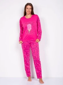 Women Pajama Sets - 彩色 - 查看 7