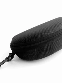 Estuche Rígido Para Lentes De Sol Seguridad Armazon Con Paño - Negro - Ver 9