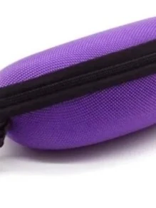 Estuche Rígido Para Lentes De Sol Seguridad Armazon Con Paño - Azul - Ver 4