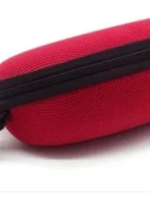 Estuche Rígido Para Lentes De Sol Seguridad Armazon Con Paño - Gris - Ver 3