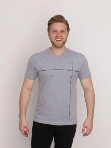 Men T-Shirts - Xám - Xem 1