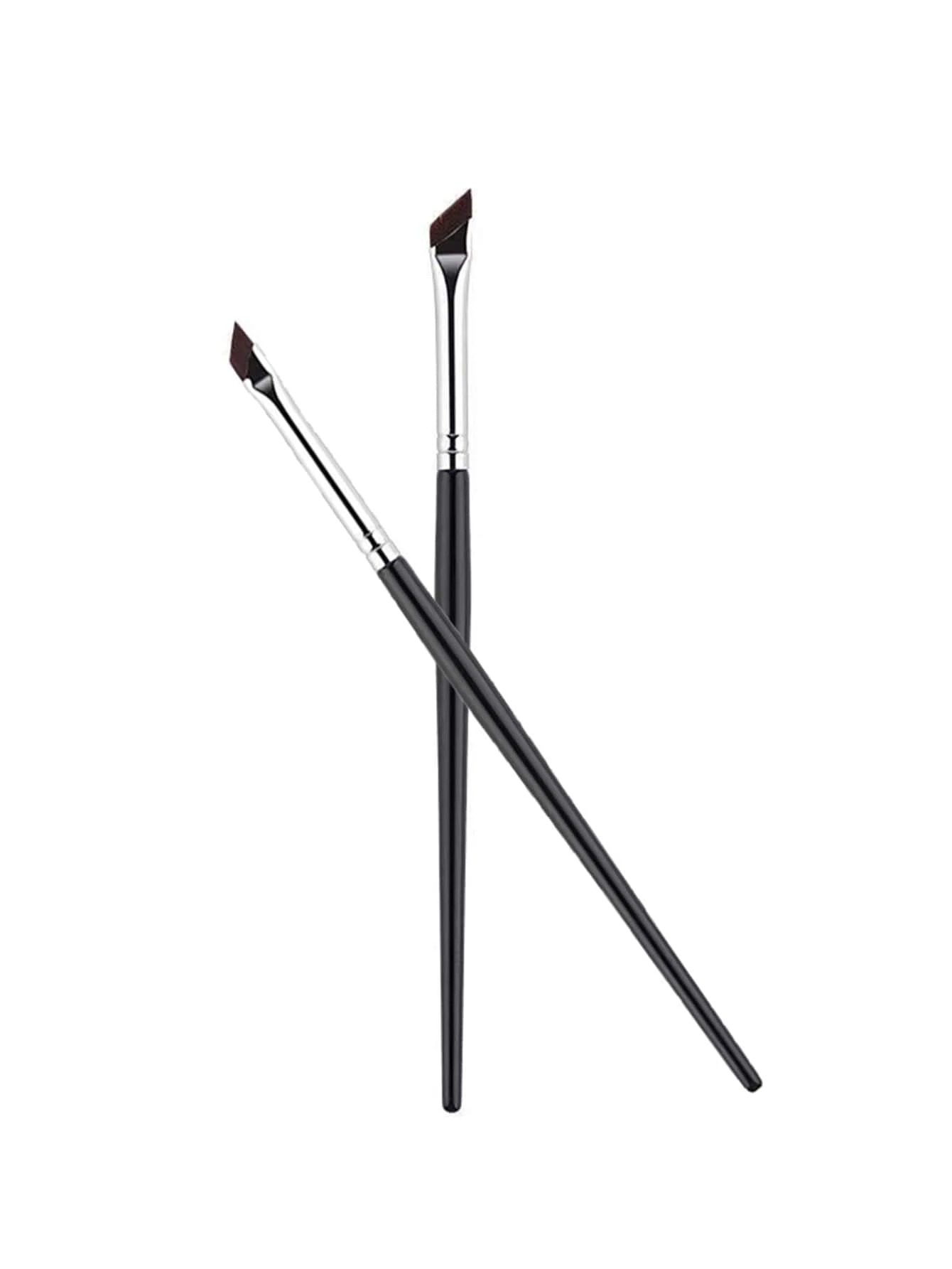 2 Packs Black Blade Eyeliner Brushes - Black - View 1