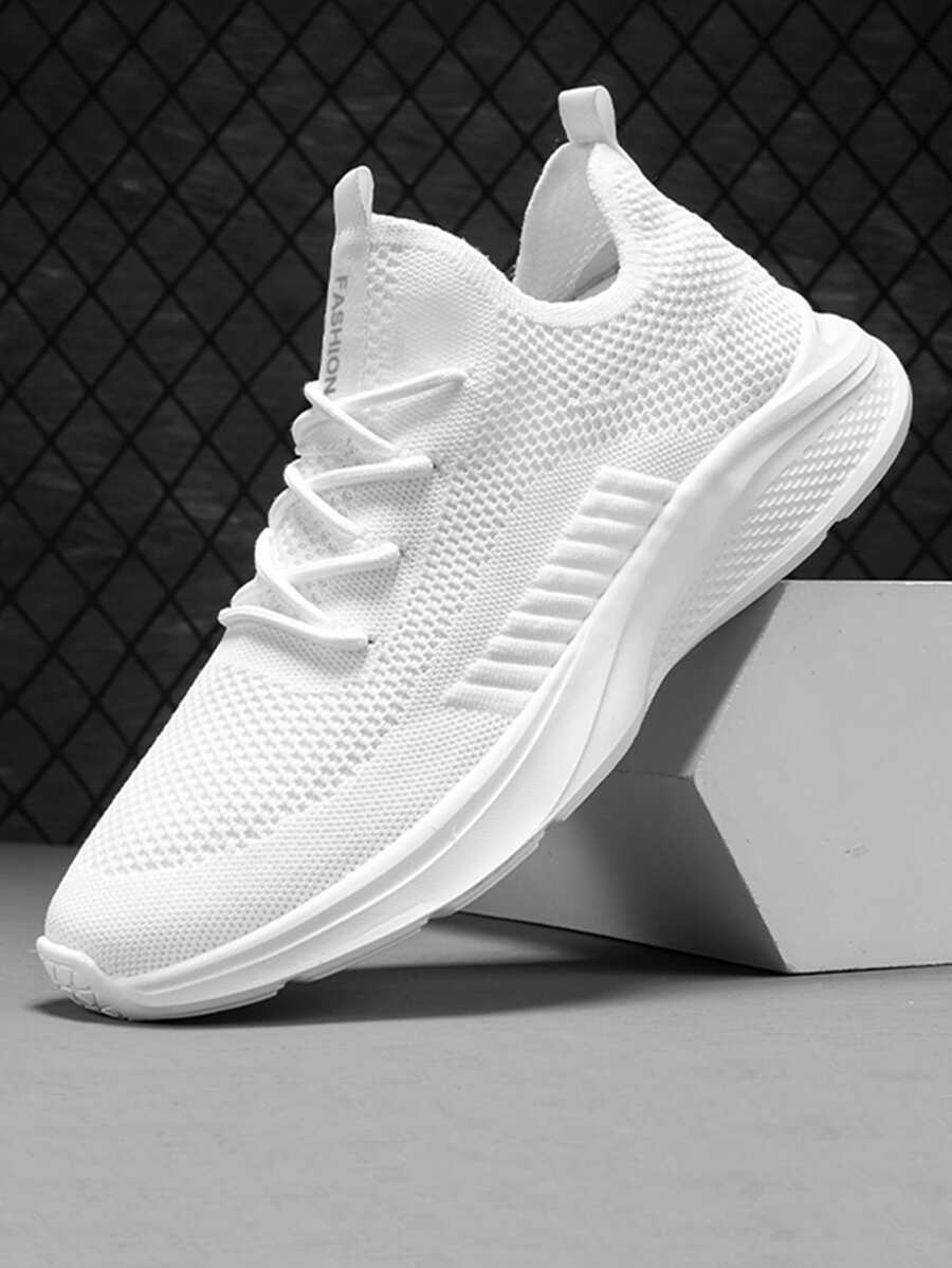 Của phụ nữ Thoải mái Chống trượt Đáy mềm Giày thể thao thoáng khí , Cắt thấp Chóp giầy tròn Trắng Giày thể thao Cho mùa xuân Và Mùa thu - trắng - Xem 1