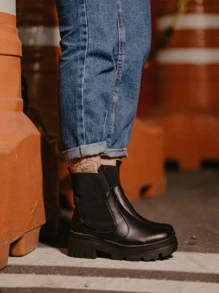 Tenehi Women Fashion Boots - màu đen - Xem 2