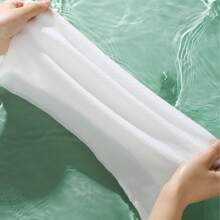 1入組一次性旅行浴巾 - 白色 - 查看 3