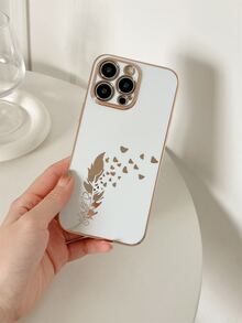 Heart Pattern Phone Case - Multicolor - View 3