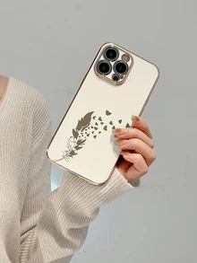 Heart Pattern Phone Case - Multicolor - View 1