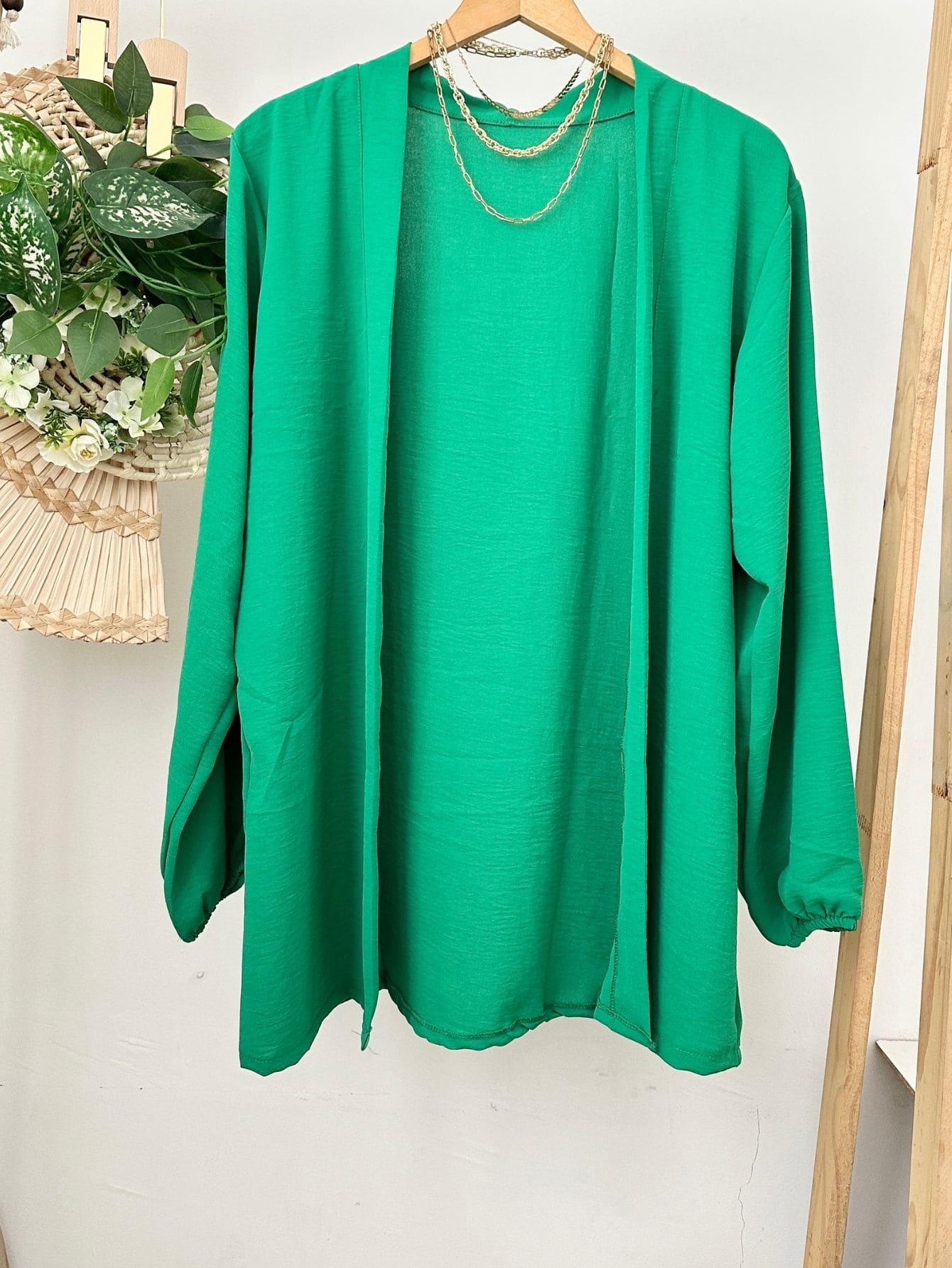 Women Blouses - Green - View 1