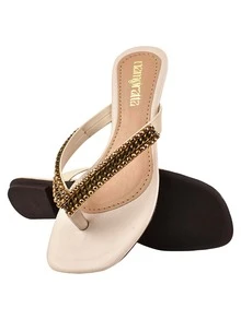 Women Flat Sandals - 白色 - 查看 2