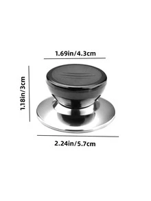 Stainless Steel Pot Lid Cap - Black - View 6