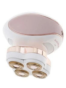 Painless Hair Removal Epilator Female Shaving Machine Women Razor Leg Body Electric Lip Shaver for Women Cheek Chin Lady Shaver - White - View 4