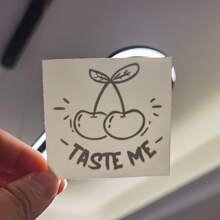 Temporary Tattoos , Long Lasting Small Tattoo Stickers For Couples, Whisper English Letter - Black - View 1