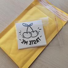 Temporary Tattoos , Long Lasting Small Tattoo Stickers For Couples, Whisper English Letter - Black - View 5