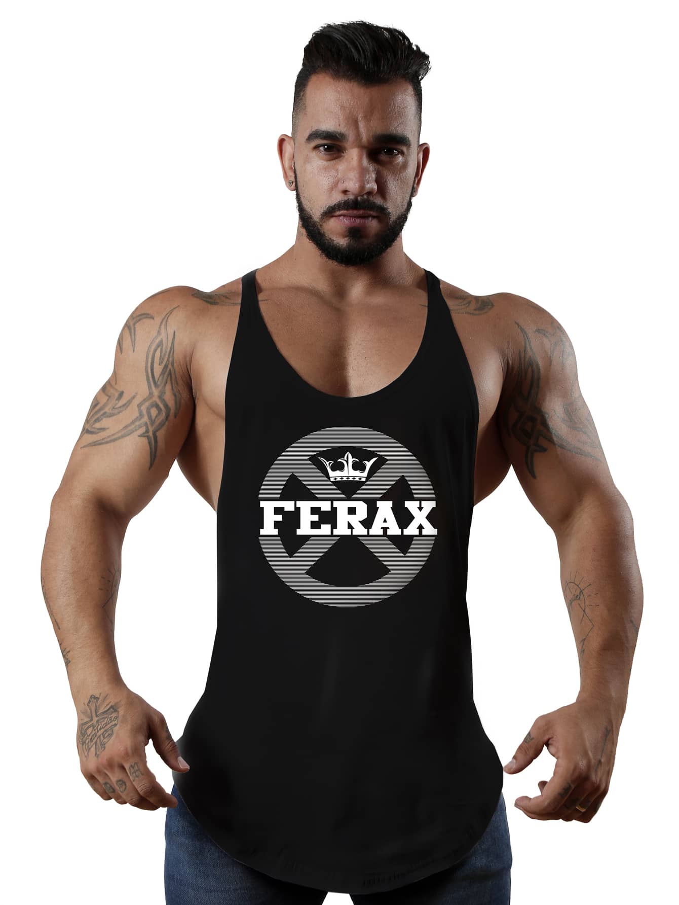 Men Outdoor Tees & Tanks - 黑色 - 查看 1