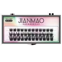 DIY Eyelash Extension Kit, 36 Pcs Lash Clusters D Curling Volume Individual Lashes Extensions, Wispy Lashes Cluster DIY At Home - White - View 4