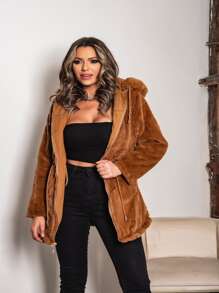 Women Trench Coats - Camel - View 6