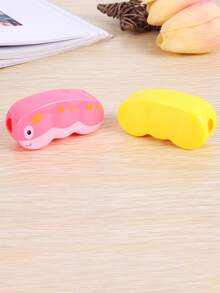 4 piezas Sacapuntas en forma de como oruga - Multicolor - Ver 4