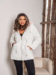 Women Trench Coats - Rosa Pálido - Ver 3