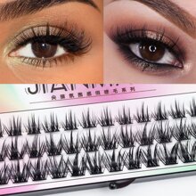 Lash Clusters 36 Pcs Cluster Lashes Individual Lashes Natural Look DIY Lash Extension Lashes That Look Like Extensions Wispy Lashes Fluffy Eyelash Clusters - White - View 1
