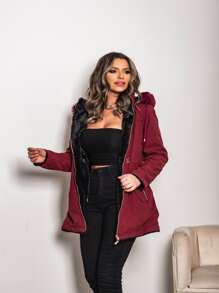 Women Trench Coats - Redwood - View 3