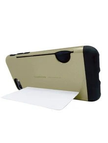 Funda Case Uso Rudo Tarjetero Para Galaxy A3 2016 Guardian - Dorado - Ver 3