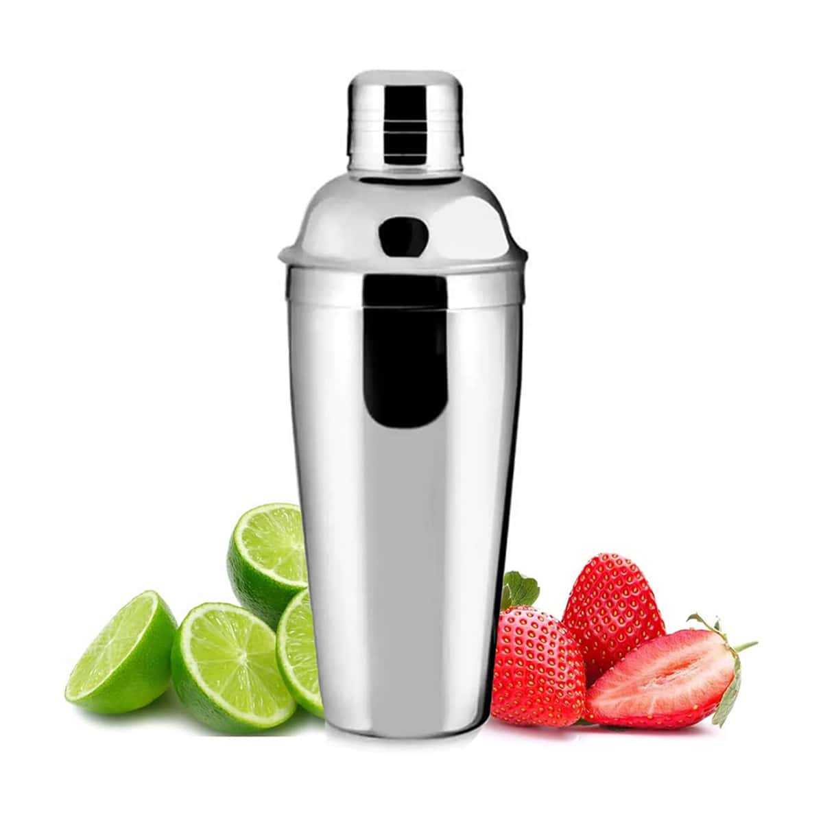 Coqueteleira 550 Ml Em Aço Inox Para Drinks/Caipirinhas/etc - Inox - Visão 1