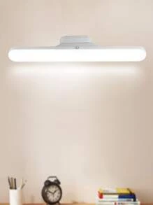 Adjustable Vanity Mirror Light, 3-In-1 Function, Dimmable, Touch Control, Color Changing, Rechargeable Battery, Magnetic Installation, Suitable For Reading, Wardrobe, Cabinet, Kitchen And More, Wireless LED Portable Light Strip For Makeup Mirror - White - View 3