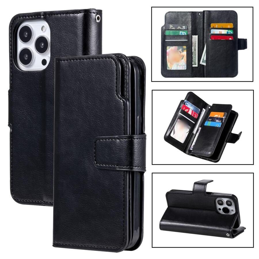 Wallet Design Phone Case,International Version, Not The Domestic Version - Black - View 1
