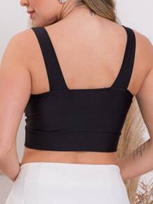 Women Tops - 黑色 - 查看 2