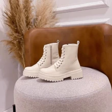 Women Fashion Boots - trắng - Xem 5