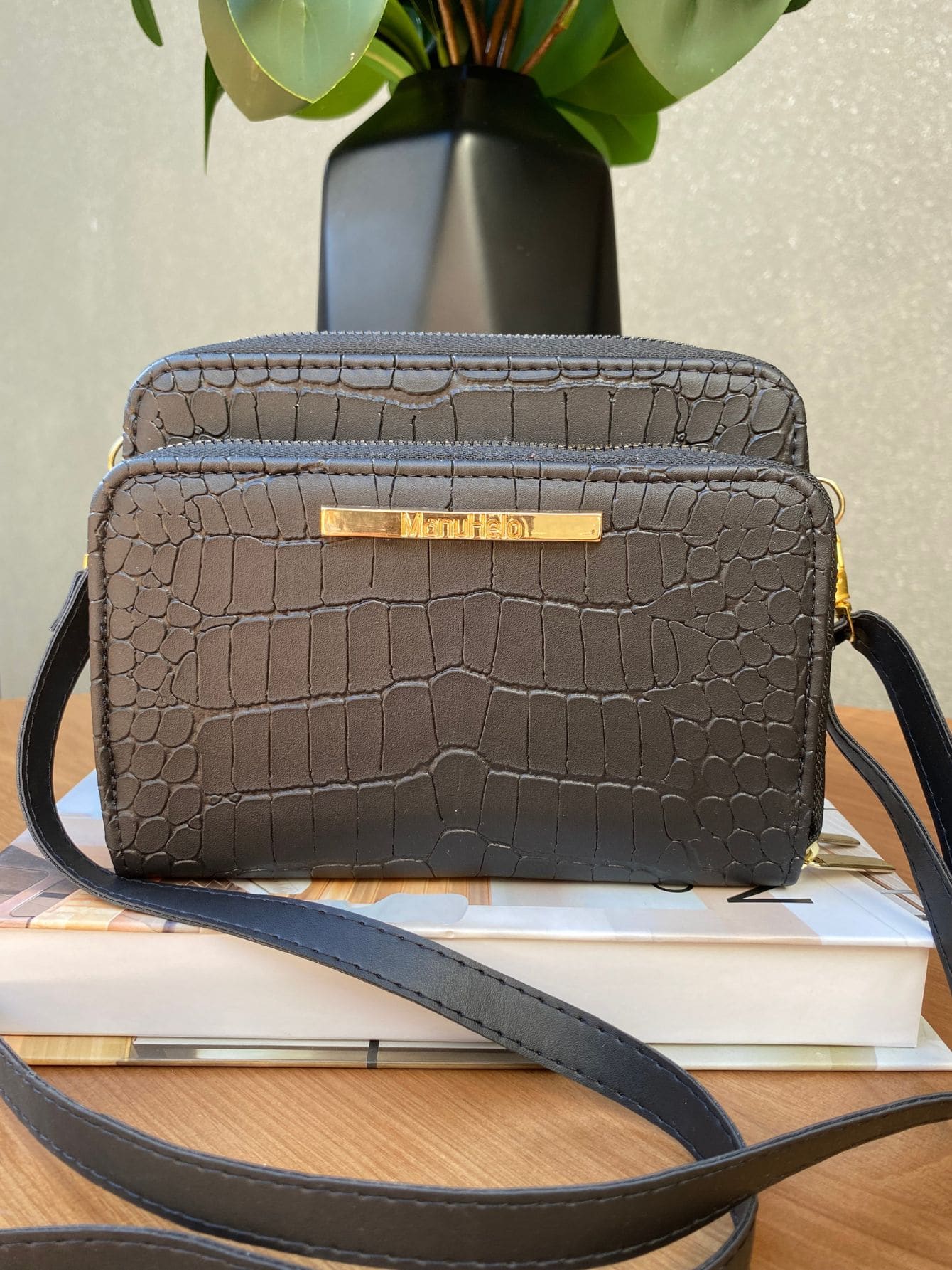 Women Crossbody - 黑色 - 查看 1