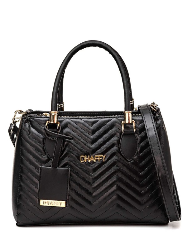Bolsa Feminina Bordada Transversal Com Bolso Matelassê Dhaffy