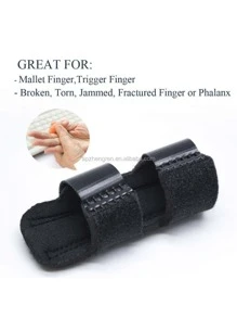 Férula para Dedo en Gatillo | Inmovilizador de Dedo - Negro - Ver 2