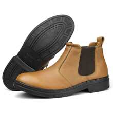 Men Boots - Màu be - Xem 3