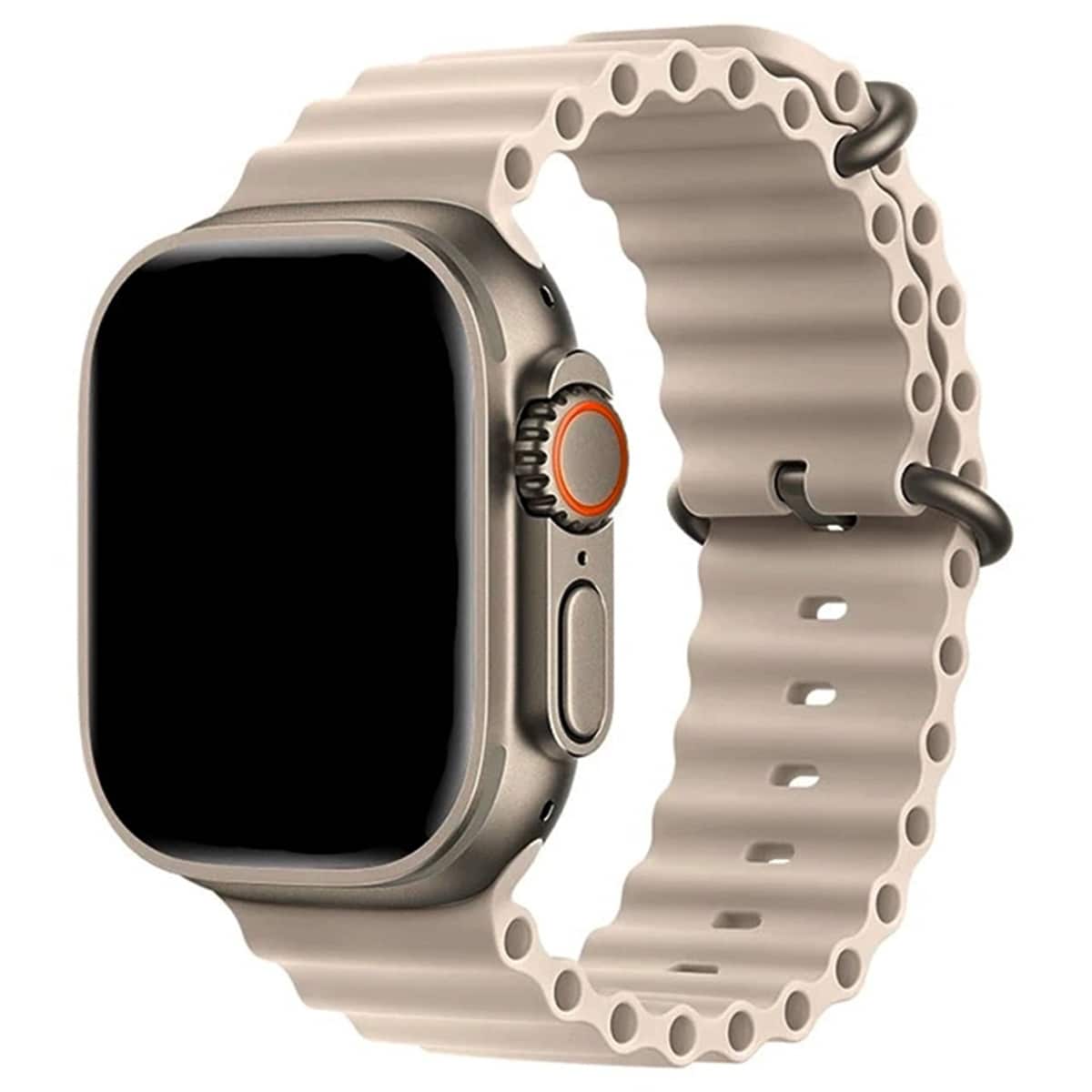 Pulseira De Silicone Para Relógios Apple Série 8 ultra e Smartwatch Iwo Hw Series 42/44/45/49MM Series 1, 2, 3, 4, 5, 6 e SE