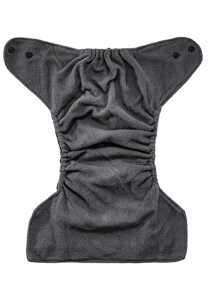 BABYBAMBOO Reusable Bamboo Cloth Diaper + 2 Inserts 4 Layers Of Microfiber - Beige - View 3