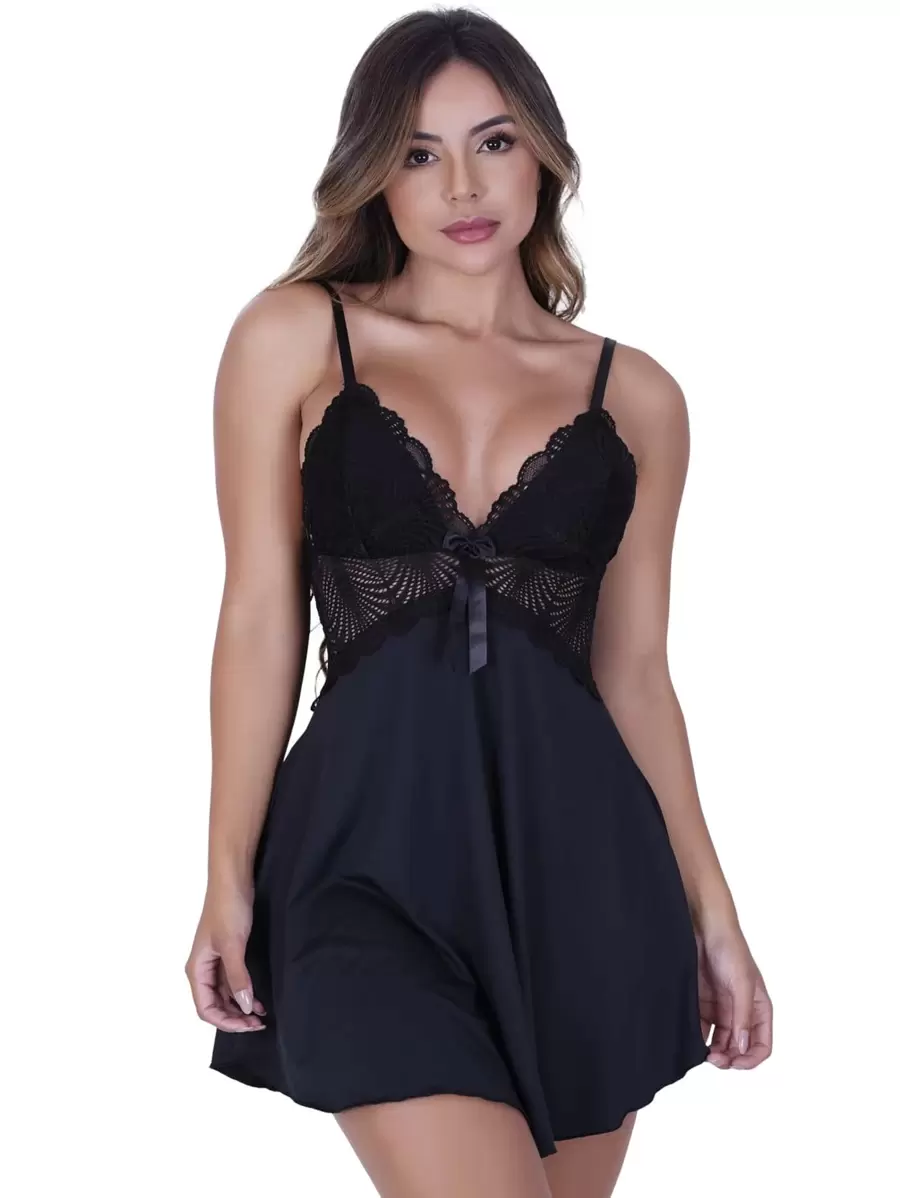 Biografia da Moda Women Nightgowns & Sleepshirts - 黑色 - 查看 1