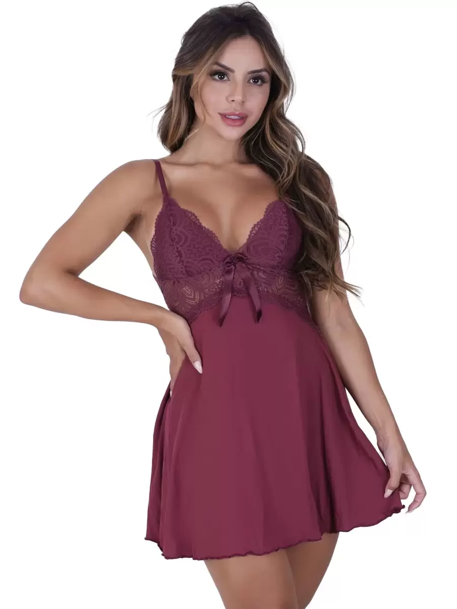 Biografia da Moda Women Nightgowns & Sleepshirts - 紅木色 - 查看 1