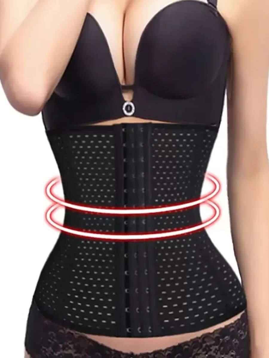 Faja De Cintura Avispa, Control De Abdomen Reductora - Negro - Ver 1