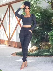 Women Pants - Black - View 5