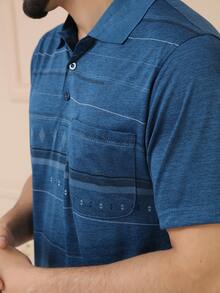 Men Polo Shirts - 藏蓝色 - 查看 4