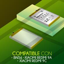 Batería Pila de Repuesto para Xiaomi Redmi 9A, Redmi 9C, M2006C3LG, M2006C3LI, M2006C3MG, 4900mAh Reales | BN56 | con Kit de Herramientas, Refacción Reparación - Más - Ver 2
