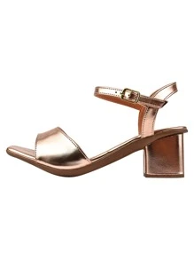 Women Heeled Sandals - Đồng - Xem 3